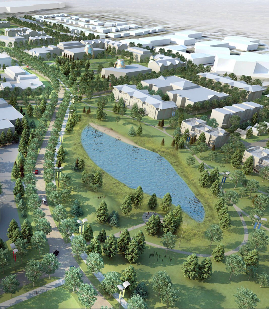 Concept from the Naawi-Oodena master plan (former Kapyong Barracks grounds) (Supplied)